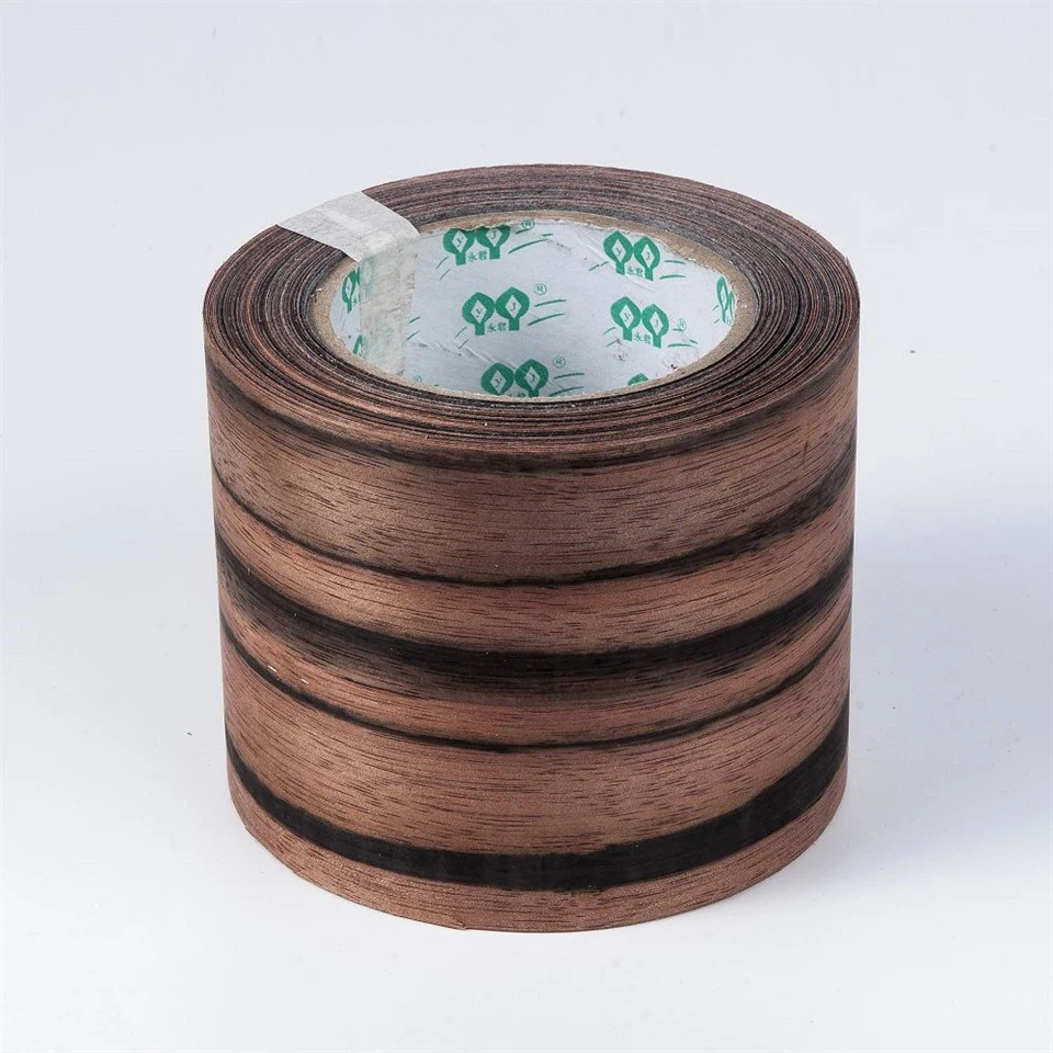 Ebony Natural Wood Veneer Edge Banding